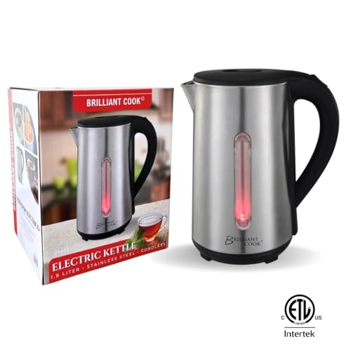 Hervidor eléctrico de acero inoxidable 1.8L 1000W miniatura 2