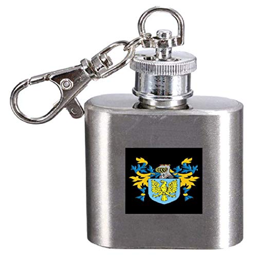 Flasque avec blason Blackhurst petit flacon de poche pour alcool
