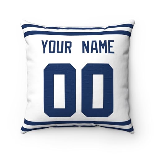 Image of ANTKING Throw Pillow 2 Pack Custom Any Name and Number Personalized Gift for Men Women Boys