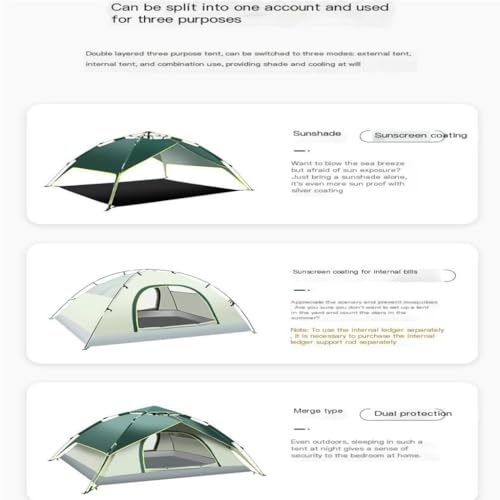 Carpa automática resistente para camping para 2 personas miniatura 5