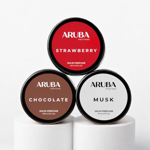 Image of Set of 3 Alcohol Chocolate |Strawberry | Musk Perfumes | Wax Perfumes for Men & Women | Cologne | Strong & Lasting Fragrance | Gifting Pack for Him & Her