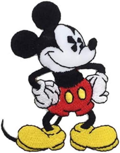 Amazon Co Jp ディズニー ワッペン 刺繍ワッペン キャラクター アイロン接着 縦7 3cm 横5 7cm ミッキー ディズニー Disney アイロンワッペン アップリケ 手芸 正規品 ホビー