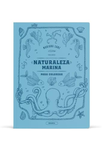 Portada de Naturaleza Marina para Colorear