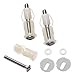 HomeSoGood 4Pcs Toilet Seat Bolts Hinges Screws Toilet Hole Fixing Kits Nut Cover Repair Tools Universal Replacement