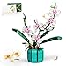 JOJO&Peach Orchid Building Set, Build an Orchid Decor STEM Project for The Home or Office, Botanical Collection Display Model Ideas Valentines Day Gifts for Adults Kids Ages 14+(811 Pieces)