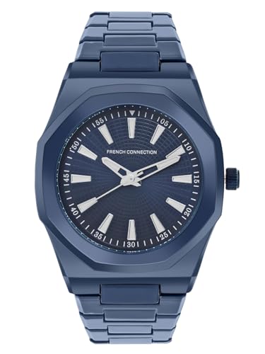 French Connection Analog Blue Dial Mens Metal Watch-Fcs08Um (B0D78MJBBF) Amazon Price History, Amazon Price Tracker