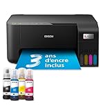 Epson EcoTank ET-2862 Imprimante à Réservoirs D’encre | Maison & Petit Bureau | Wi-Fi | A4 | Imprimer, Copier, Numériser | Jusqu’à 3 Ans d’encre inclus