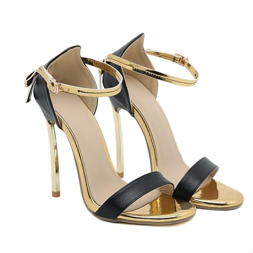 Sandales à brides pour femmes 11,5 cm : sandale talon aiguille mariage et mariée