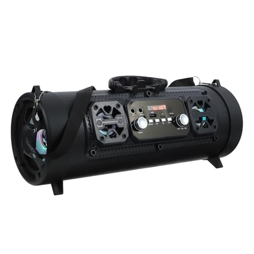 NUOBESTY Tragbarer -Lautsprecher Mit Subwoofer Kabelloser Lautsprecher Mit -Surround-Sound Kompatibel Mit Mobiltelefonen Und Tablets Bildschirm Fm-Radio-Funktion