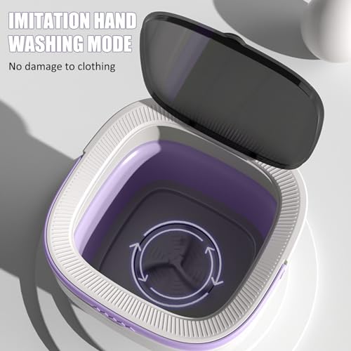 Znoooe HJ-86 Portable Washing Machine,13L Upgraded Large Capacity Foldable Mini Washing Machine, Small Washer For Baby Clothes thumb #4