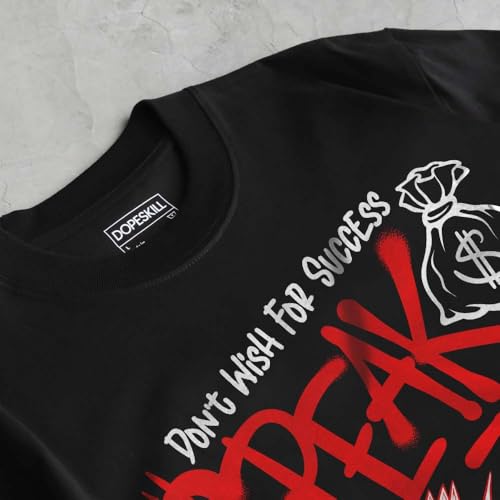 Image of DopeSkill Graphic Tee Streetwear Hip Hop Hypebeast Unisex T-Shirt Sneaker Colour Matching Shirts Inspired Motivation Quotes