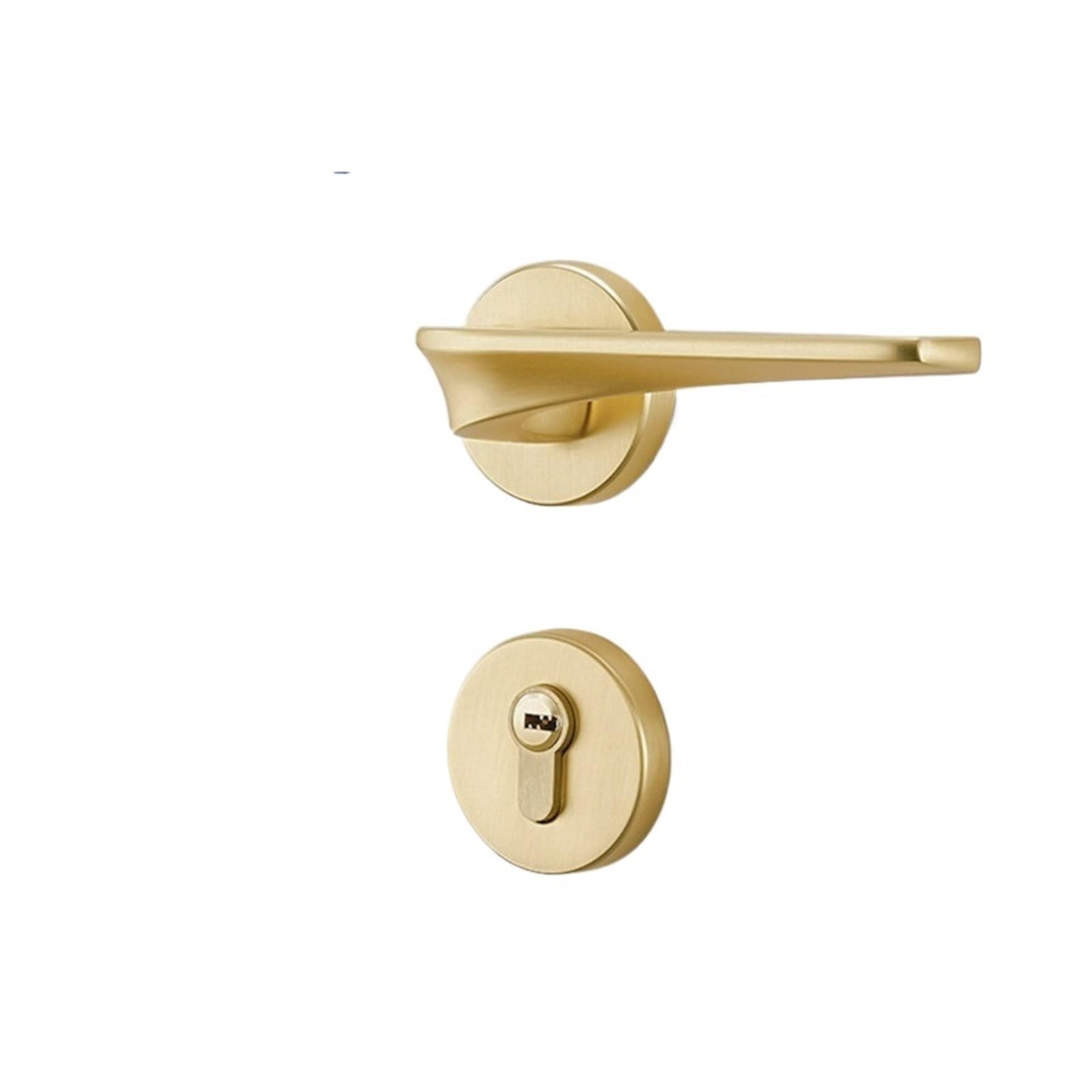 Magnetic Silent Door Lock Bedroom Handle