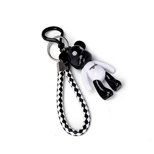 Laptoptasche Rucksack Retro Multifunktionsrucksack Frauen Plaid Leder Rucksack Lady Kleine Reiserucksack Bookbag Für Mädchen Sac A Do Bearpendant