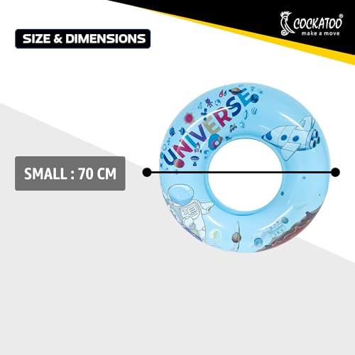 Image of Cockatoo Inflatable PVC Swimming Floats with Handles, Small Swimming Pool Floats