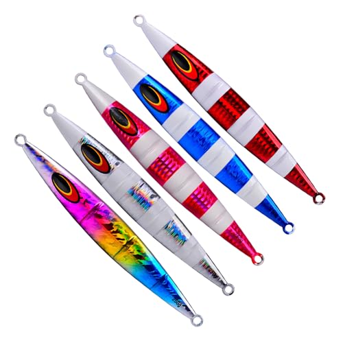 Leurres de pêche jigs métalliques slow pitching premium à coulée lente