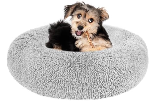 Mascotas, Cama para Perro Chico, Cómoda Esponjosa Cama para Perros Gatos, Antiestres, Cama para Mascotas Transpirable e Impermeable con Soporte para Cabeza, Funda...