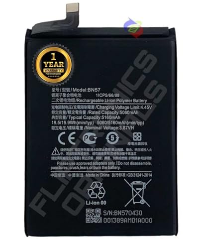 Image of BN57 Battery for Poco X3 Pro MZB08T8IN, M2102J20SG, M2102J20SI Battery with 1 Year Warranty****(I18)