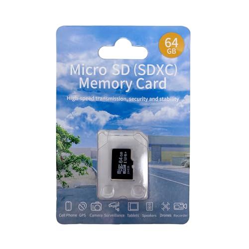 Vital Tech 64GB Micro SD Card - Class 10 UHS-3 Memory Card for Smartphones, Tablets, Cameras,...