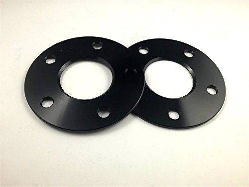 2 Pieces 3/16" 5mm Custom Black Hub Centric Wheel Spacers Adapters Bolt Pattern 5x120 to 5x120 Center Bore 66.9mm