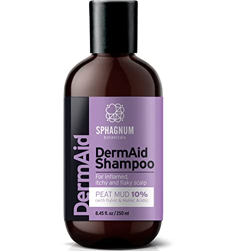 Seborrhoisches Ekzem Shampoo - Natürlicher Torfschlamm zur Behandlung von trockener, juckender, schuppiger Kopfhaut. Hilft auch bei Schuppen, Psoriasis und Dermatitis. 250 ml