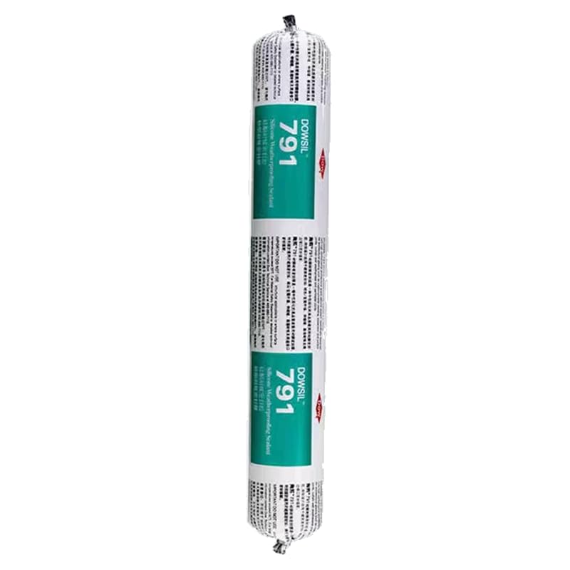 1PC DOW 791 Weatherproof Silicone Sealant (590ml) Neutral Cure Construction Grade Adhesive Sealant Paste Flexible Waterproof UV Resistant