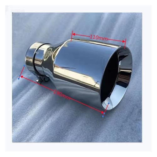 Gorge queue universelle lisse en acier inoxydable durable pour pièces auto - 2