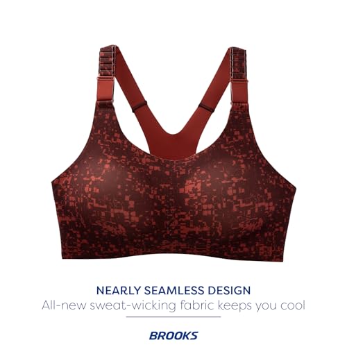 Image of Brooks Women's Racerback 2.0 Sports Bra for High Impact Running, Workouts & Sports with Maximum Support