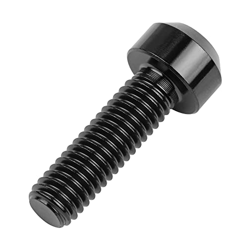 Image of Titanium Torx Square Head M6 x 10 15 20 25 30 35 40 45 50 60 65 70 80mm Screw Pack of 5 (Black, M6x20mm)
