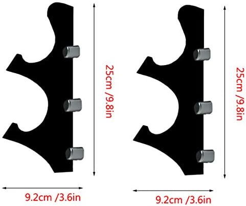 WANLIAN Lightsaber stand wall-mounted lightsaber stand, suitable for lightsaber stand, lightsaber, sword, lightsaber saber. (1 set of transparent 2 layers)