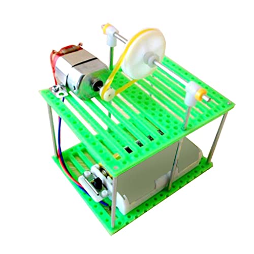 MagiDeal Modèle Téléphérique Voiture Electrique DIY Assemblée Formation Imagination Jouet Educatif Enfants