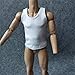 SSbeauty M 1/6 Custom Scale T-Shirt Sleeveless Vest Clothes for 12