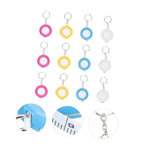 Veemoon 12 pcs metro llavero para ropa y manualidades miniatura 2
