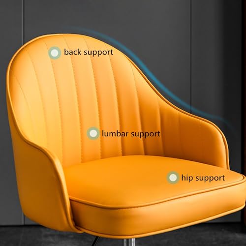Chaise de bureau réglable en hauteur avec assise pivotante ergonomique