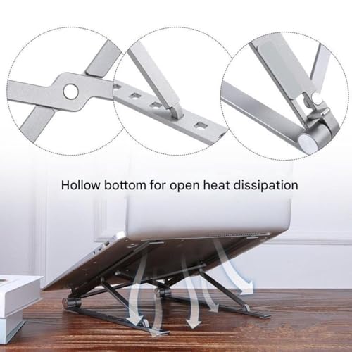 Soporte para Laptop de Aleación de Aluminio Ajustable miniatura 7