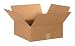 Aviditi 15156 Flat Corrugated Box, 15" Length x 15" Width x 6" Height, Kraft (Bundle of 25)