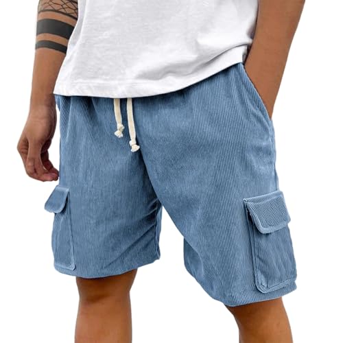 Shorts homme coton running et pyjama ample fluide pour l'été