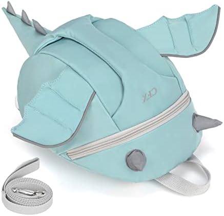 CFX Toddler Backpack with Safety Handle and Leash,Outing Preschool,Dinosaur