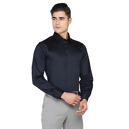 Image of blackberrys Men's Solid Slim Fit Shirt