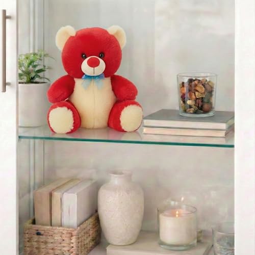 Image of Tabitha Stuffed Toys-Ultra Soft Plush Toy for Kids | Birthday Gifts for Kids and Girls | (30 Cm Red Teddy)