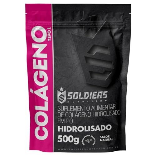 Colágeno Hidrolisado 500g - 100% Puro Importado - Soldiers Nutrition