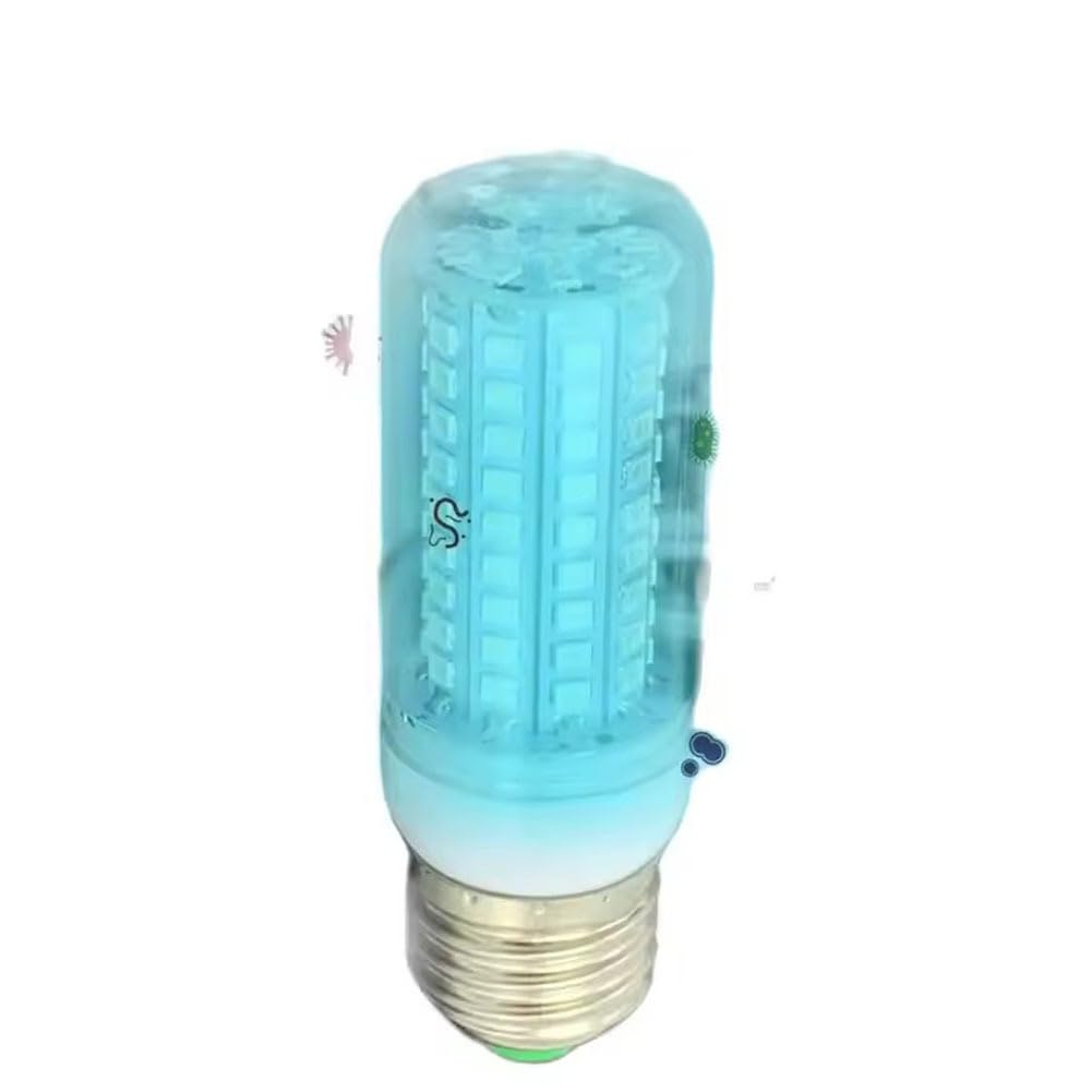 Generico Lampadina UVC da 10 W, Lampada germicida Disinfezione UV Lampade di sterilizzazione LED a Luce Ultravioletta Mais E27 110 V / 220 V per la casa dell'ufficio Scolastico,220v