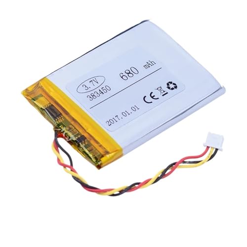 Batería 383450 de triple duración con 680 mAh y 3,7V para un rendimiento estable