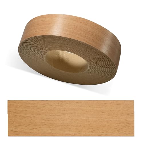 ben+camilla.com Kantenumleimer zum Aufbügeln | Buche 30 mm x 5 m Rolle (glatt matt) | Premium Qualität für professionelle Ergebnisse | Kantenschutz