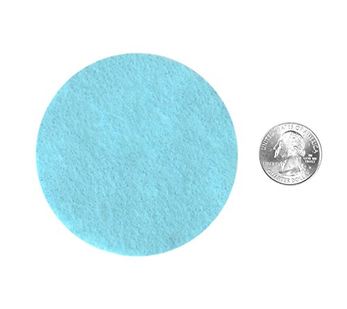 Image of Playfully Ever After Black, Pink, Turquoise & White Craft Felt Circles (3 Inch - 30pc)