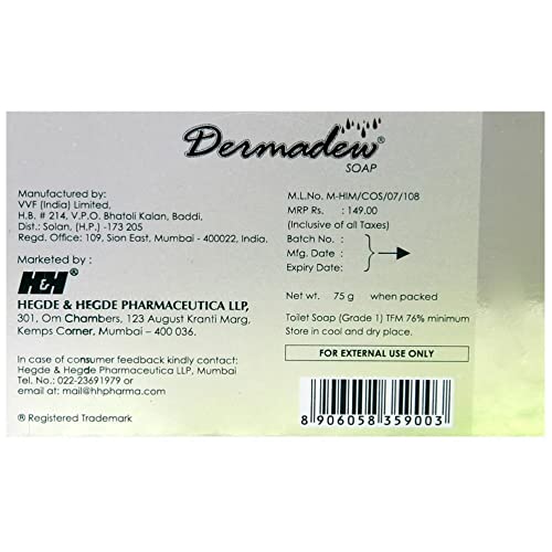 Dermadew - Pack of 75 g Soap