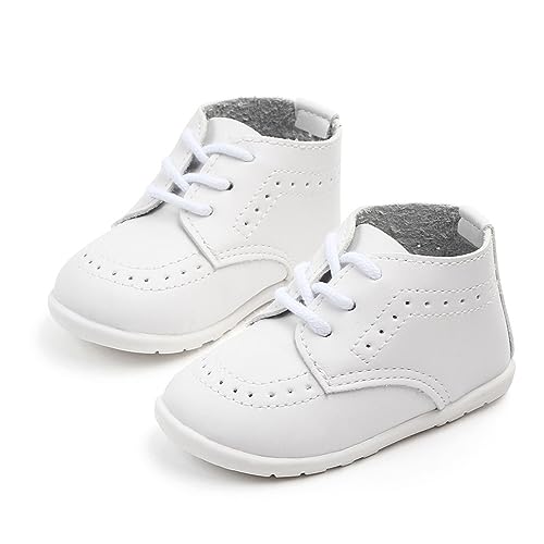 Baby Boy Girl Shoes Non-Slip Rubber Sole High-Top PU Leather Sneaker Infant First Walking Shoes Flat Shoes3
