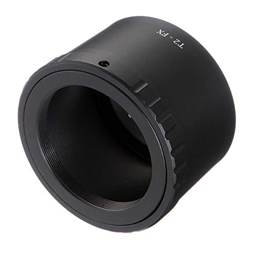 Focusfoto T2 T Lens Adapter Ring For Fujifilm X Mount Fx Fuji Camera X-A1,X-A2,X-A3,X-A5,X-M1,X-E1,X-E2,X-E2S,X-T1,X-T2,X-T10,X-T20,X-Pro1,X-Pro2 (T2 To Fx) #TOP4