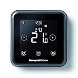 Honeywell Home T6 Wired Smart Thermostat - Black - Touchscreen Heating Control with Geofencing, Alexa, Apple & Google - 868 MHZ - Easy Install & App Setup for Combi Boiler & More - CM907 Replacement