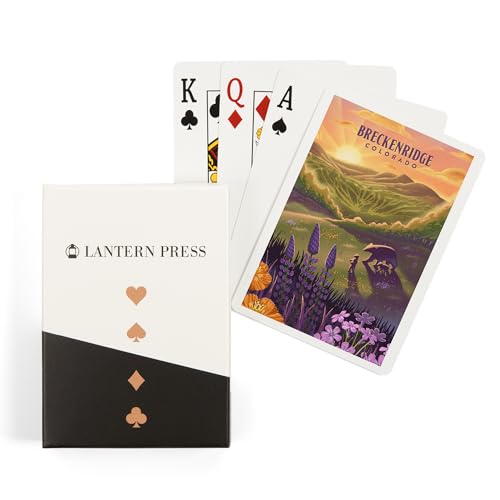 Lantern Press Breckenridge, Colorado, Baraja Póker 52 Cartas