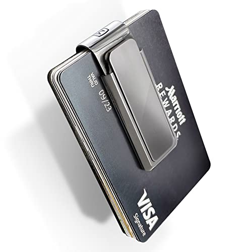 Image of M-Clip Money Clip - Minimalist Slim Wallet Alternative for Front Pocket Carry - Cash and Credit Card Holder for Men